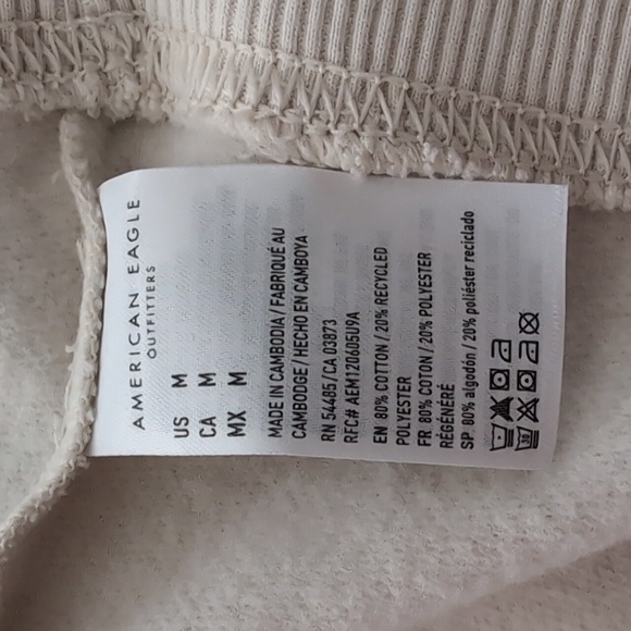 American Eagle Oversized Fleece Mock Neck Los Angeles Mini Dress Size Medium Nwt - Picture 6 of 8